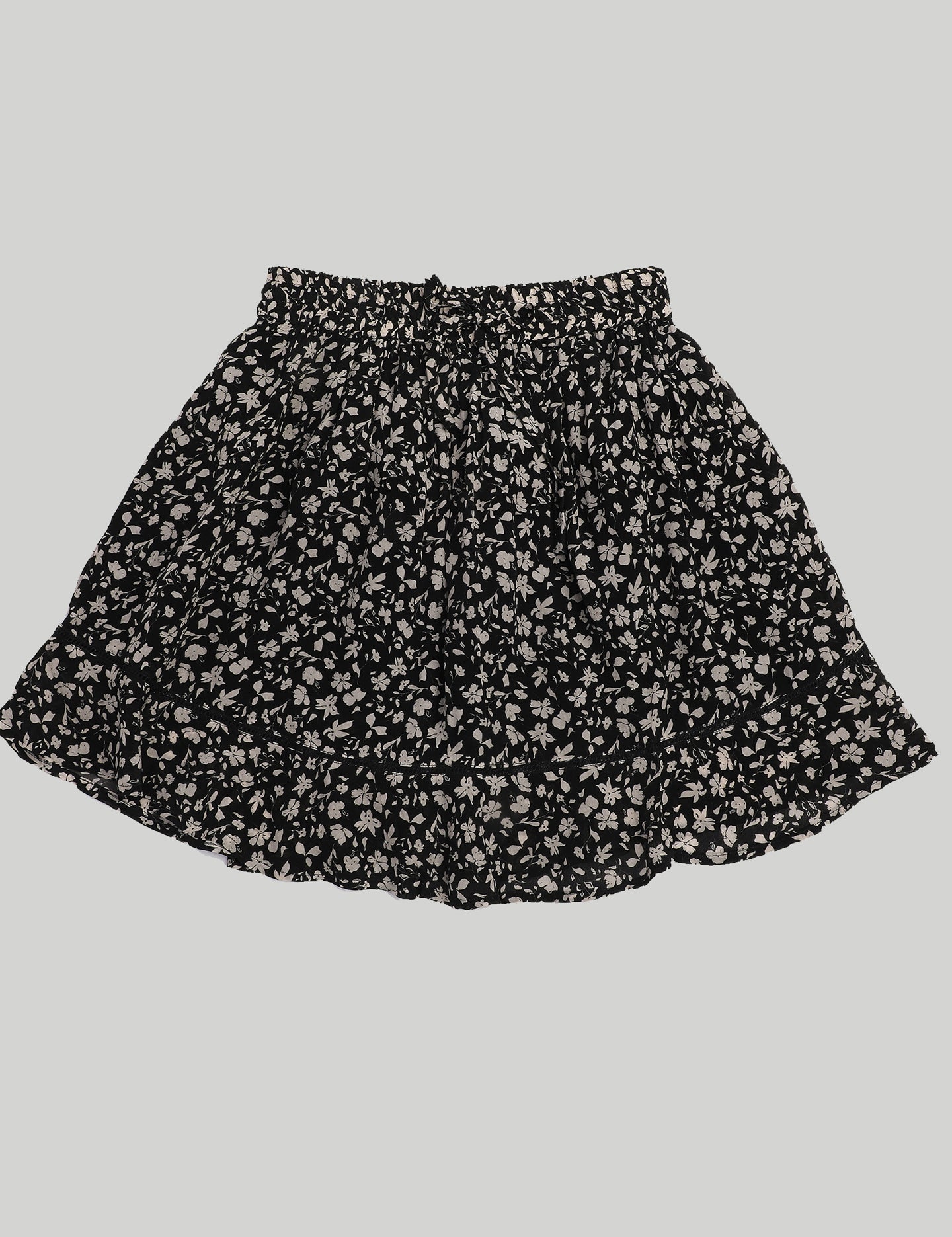 DRAWSTRINGSHORTPRINTEDSKIRT1