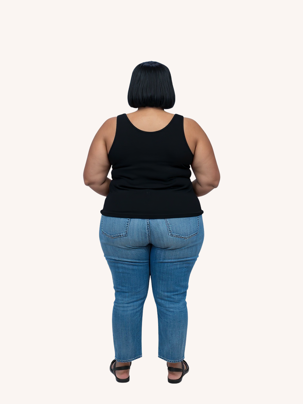 Full Support Bra-Free Top | Black