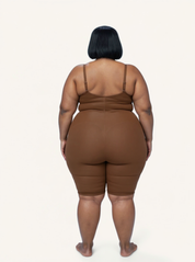 Mid-Thigh Shapewear Bodysuit | Ella Nude