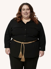 The Payton Two Pocket Shirt | Black