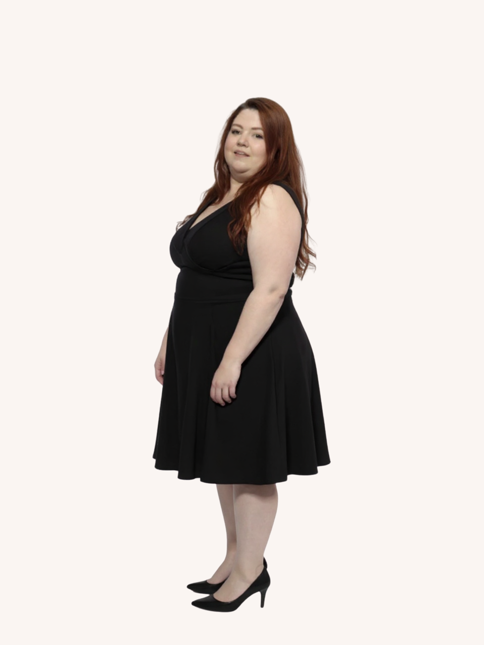 Bra-Free Fit & Flare Dress