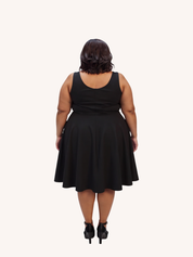 Bra-Free Fit & Flare Dress