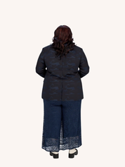 Jacquard Unstructured Blazer