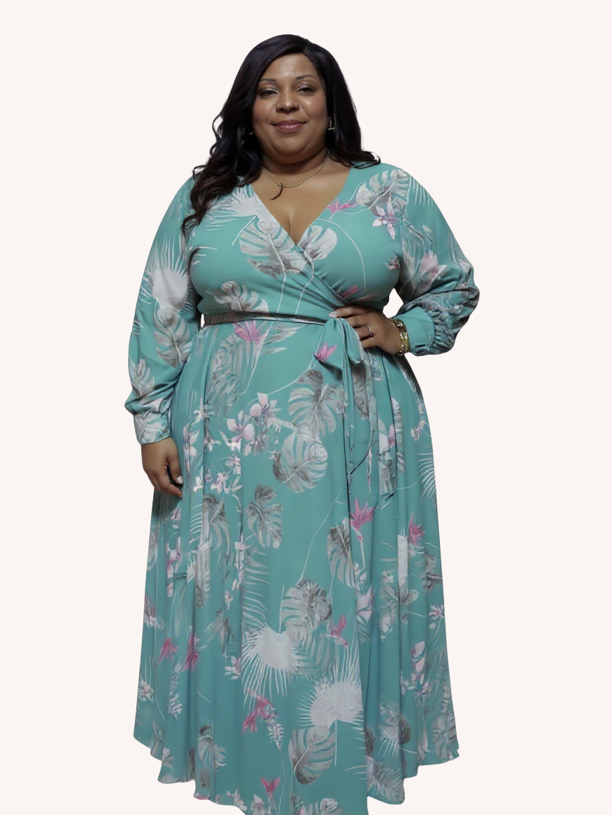 Midi Wrap Dress | Bora Bora