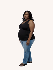 Full Support Bra-Free Top | Black