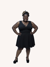 Bra-Free Fit & Flare Dress