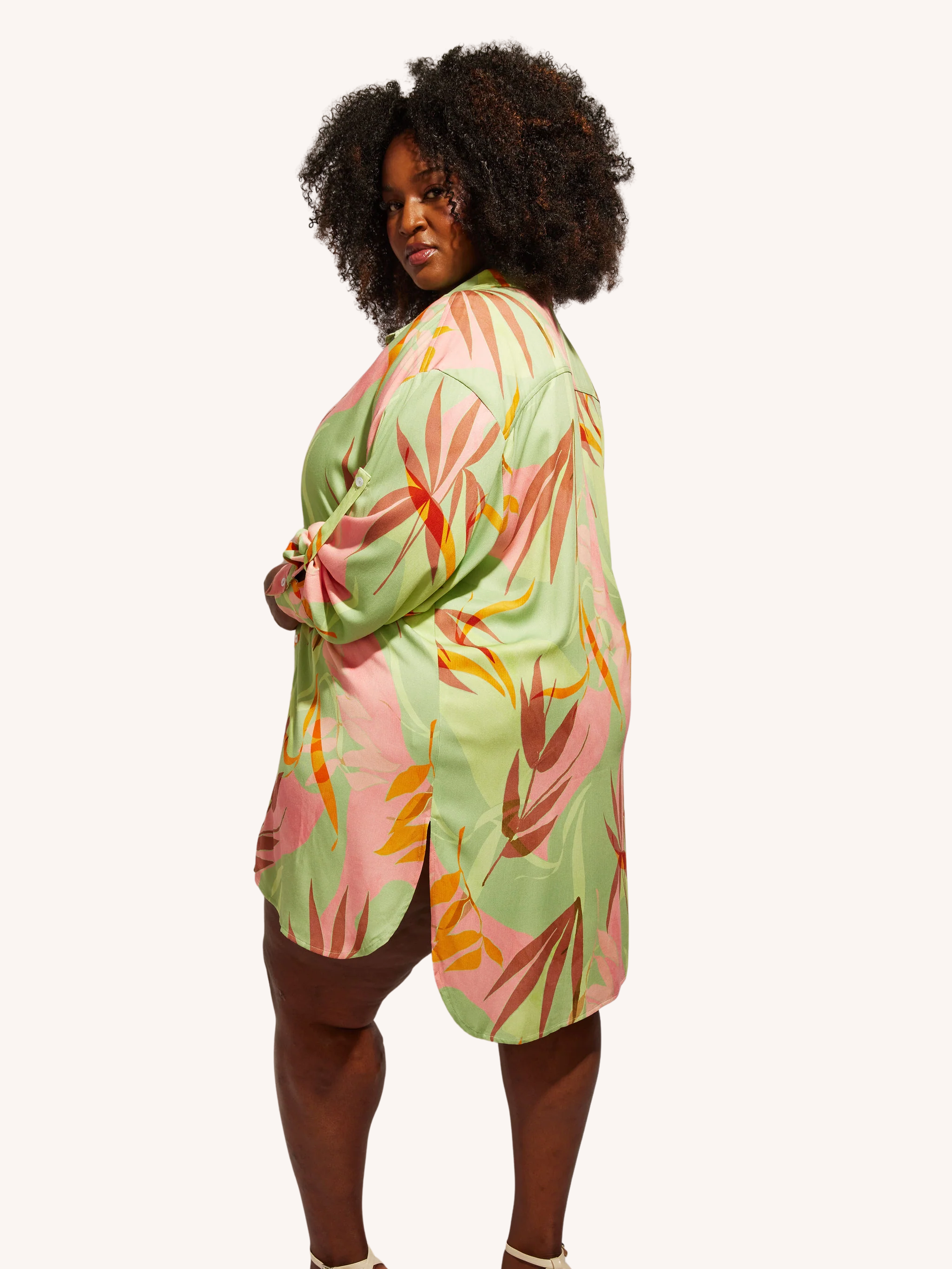 Sol Button-Up Shirt Dress | Birds of Paradise