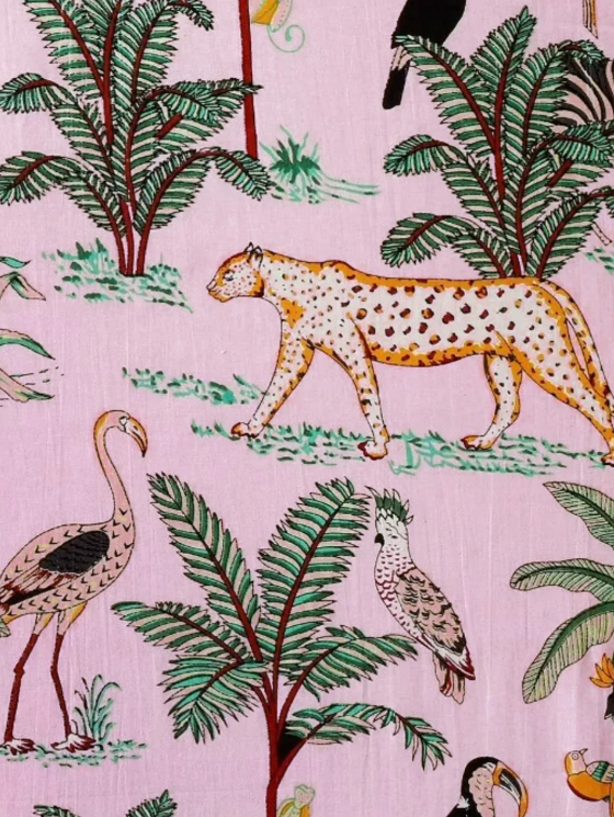 Denni Weekend Dress | Blush Palm