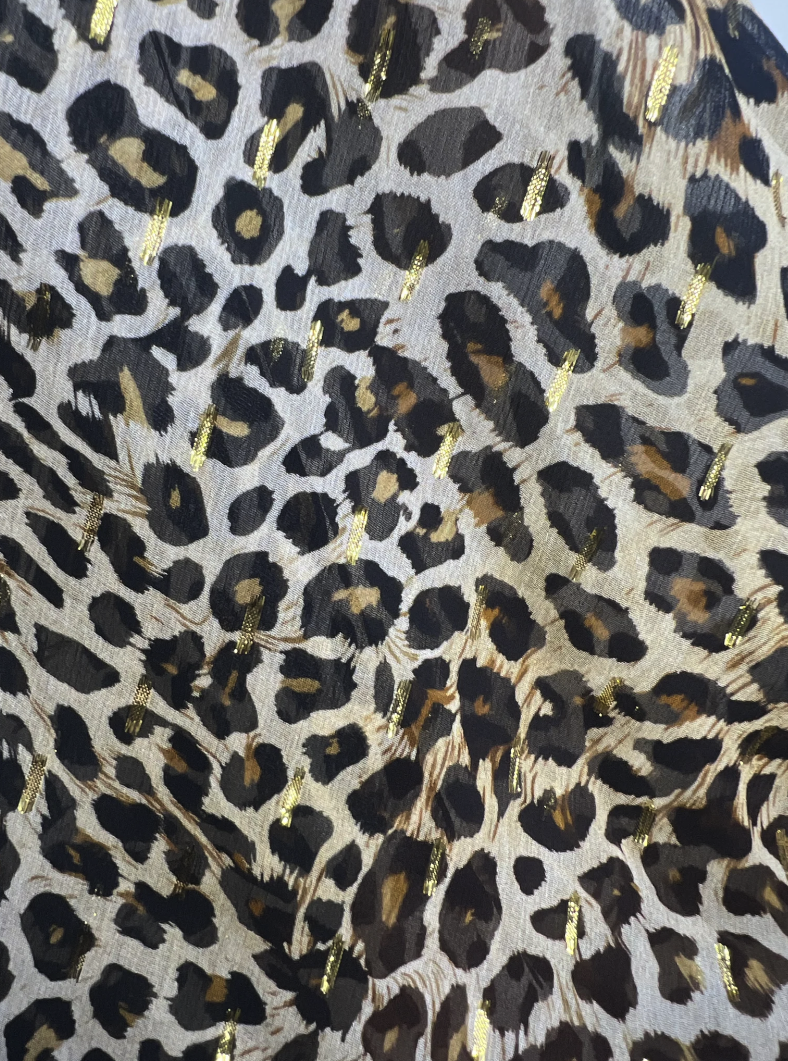Maxine Kaftan | Metallic Leopard