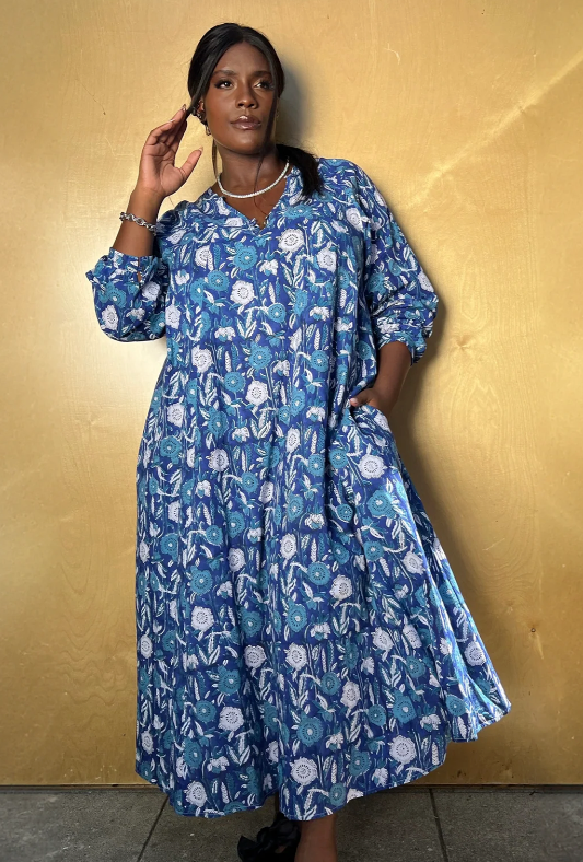 Denni Weekend Dress | Deco Blue