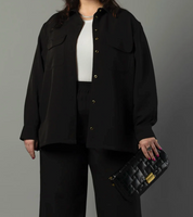 The Payton Two Pocket Shirt | Black