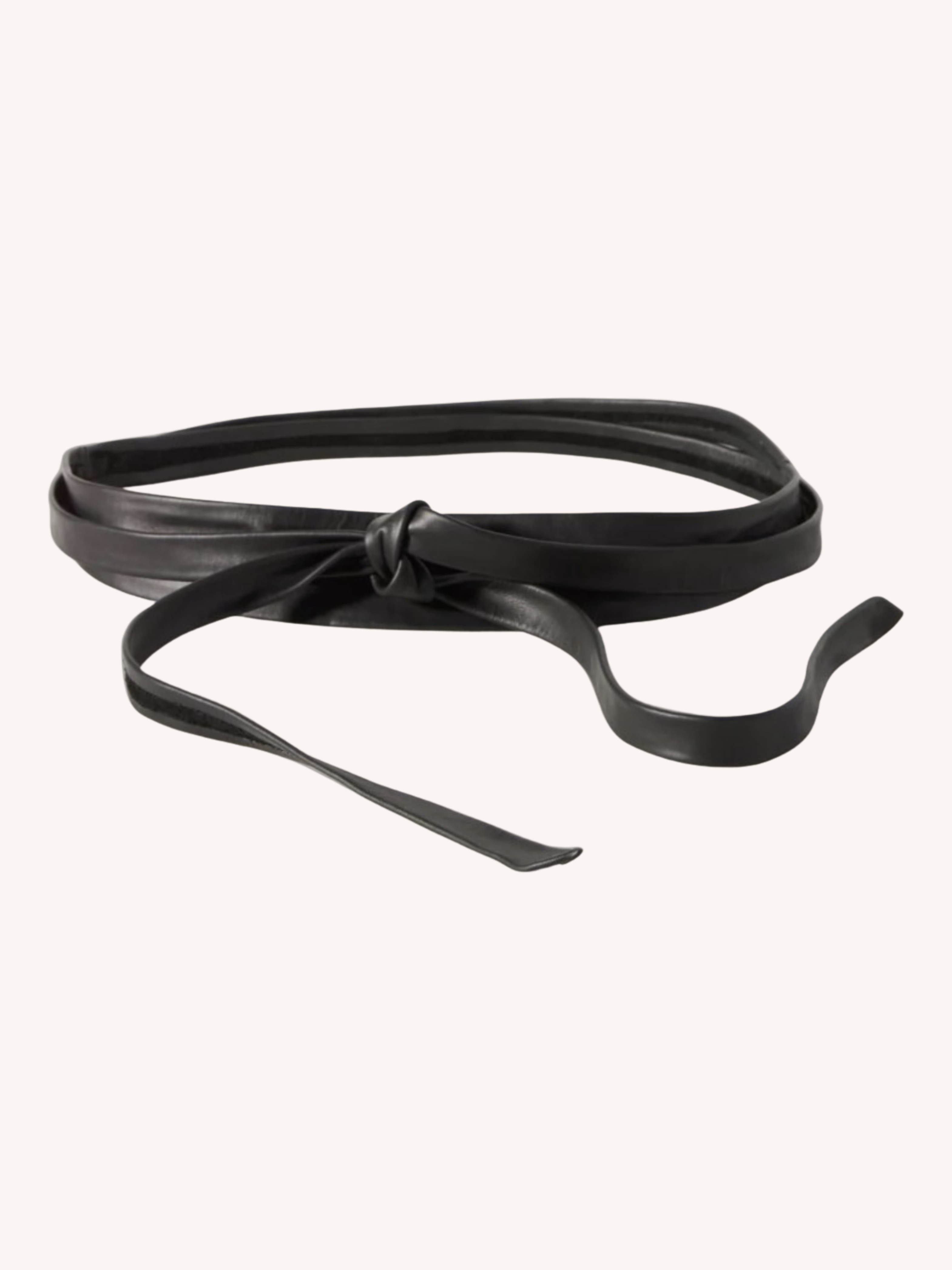 Midi Wrap Belt | Black
