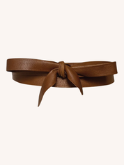 Midi Wrap Belt | Whiskey