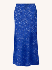 Gianna Stretch Lace Mermaid Maxi Skirt | Cobalt