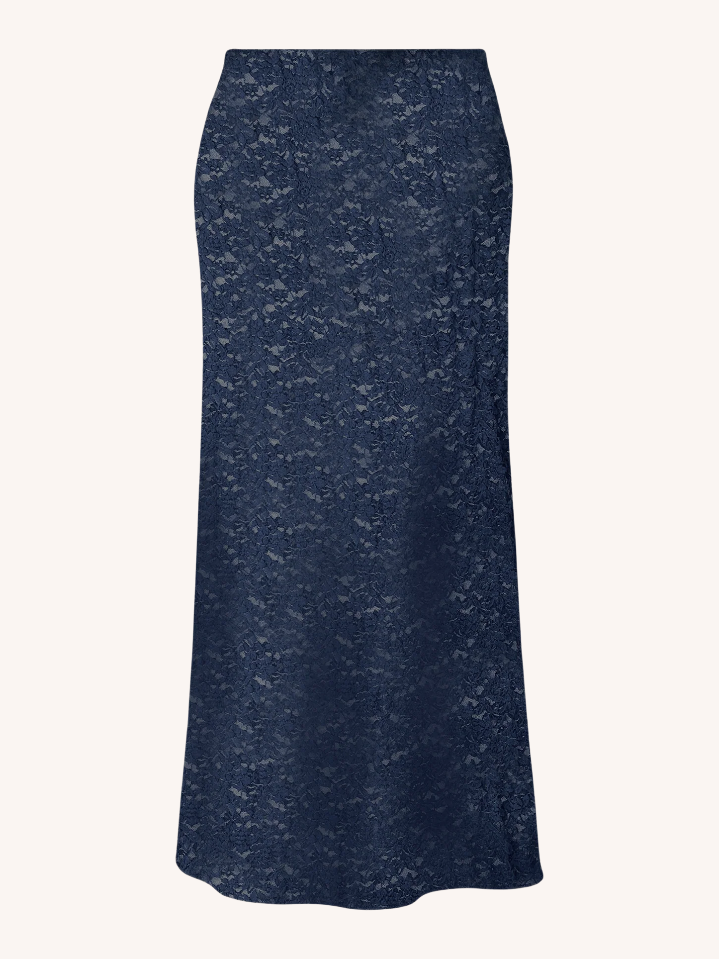Gianna Stretch Lace Mermaid Maxi Skirt | Navy