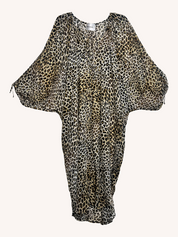 Maxine Kaftan | Metallic Leopard
