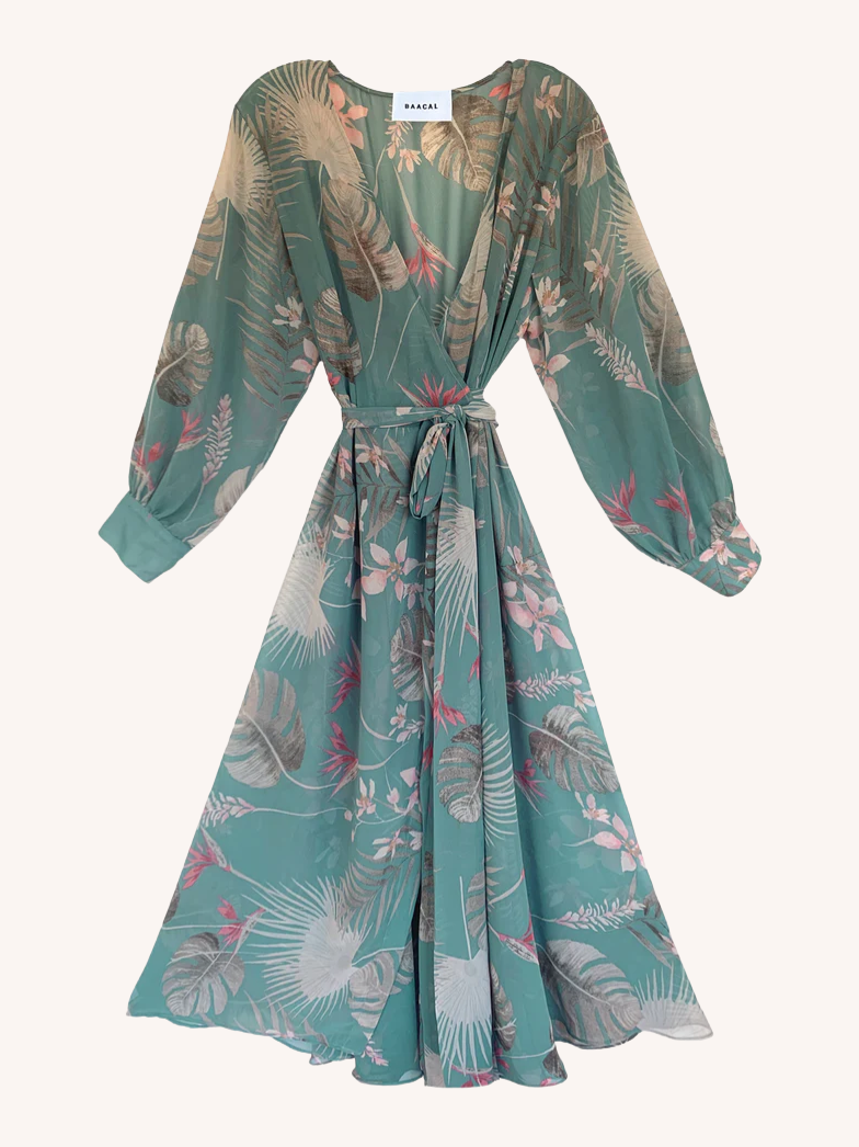 Midi Wrap Dress | Bora Bora