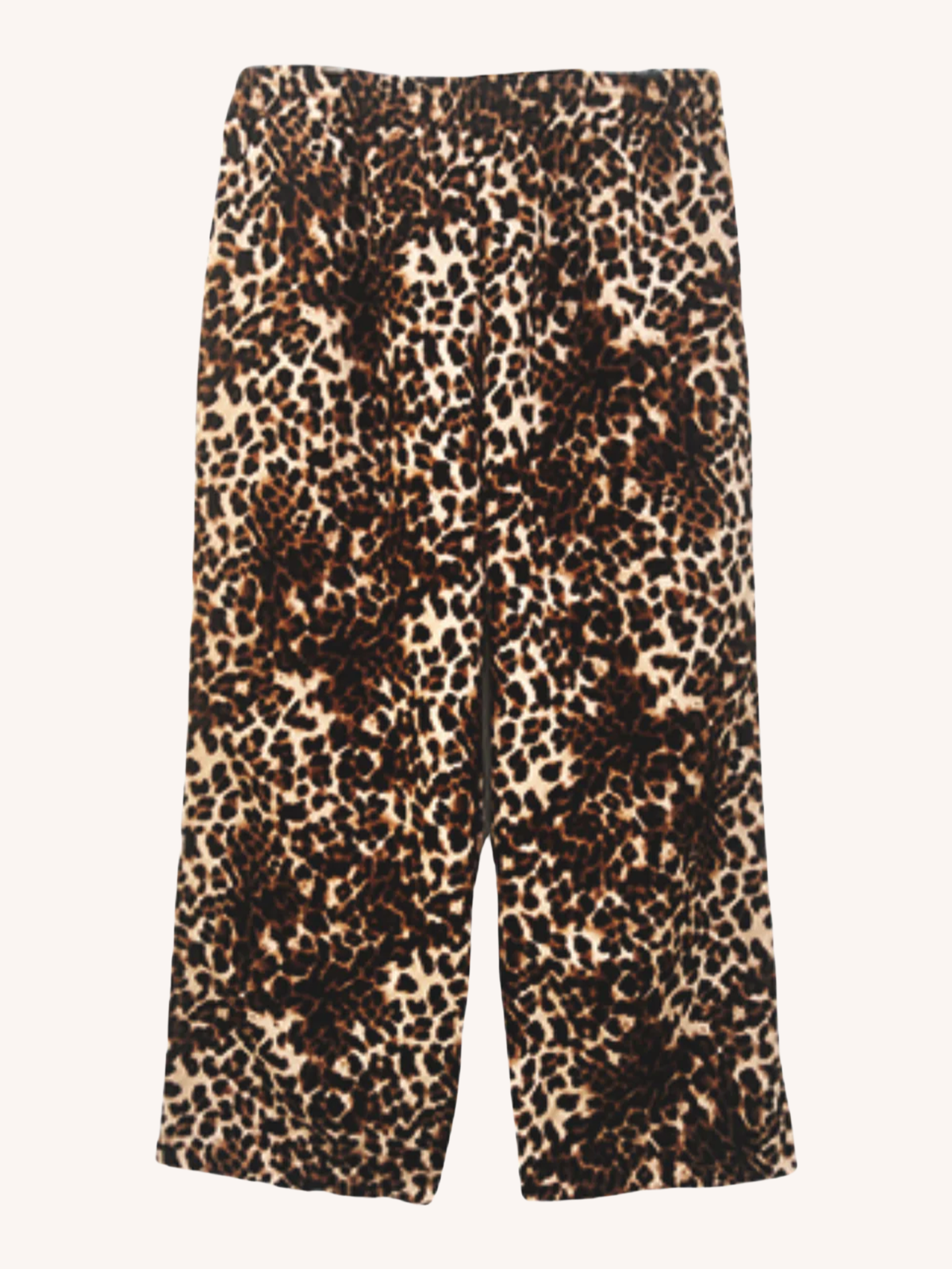 Riley Wide Pajama Style Pant | Leopard