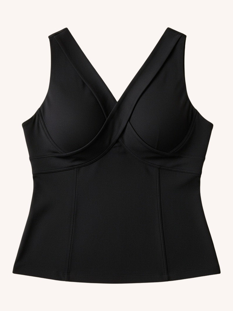 Full Support Bra-Free Top | Black