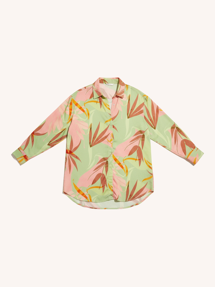 Sol Button-Up Shirt Dress | Birds of Paradise