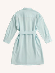 Short Tie Waist Dress | Summer Blue