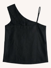 The Wandering Wave Top | Black