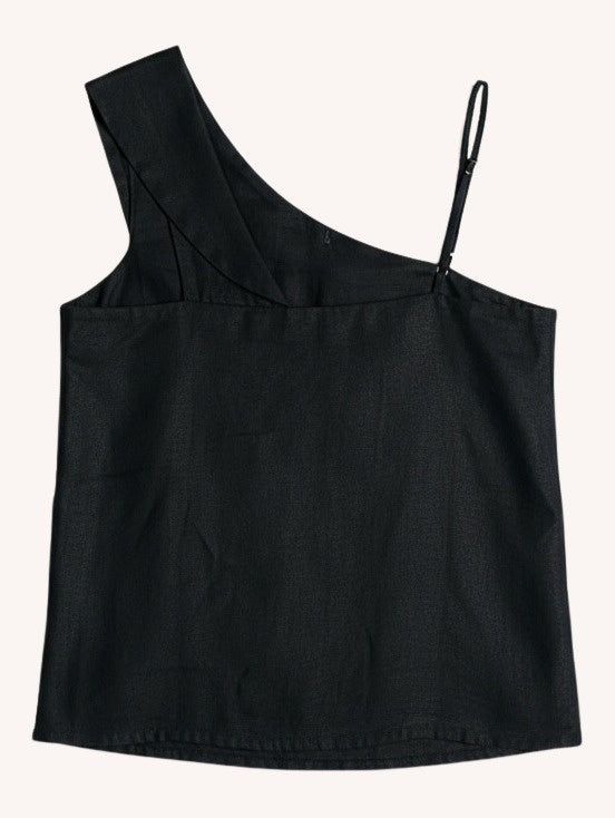 The Wandering Wave Top | Black