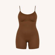 Mid-Thigh Shapewear Bodysuit | Ella Nude